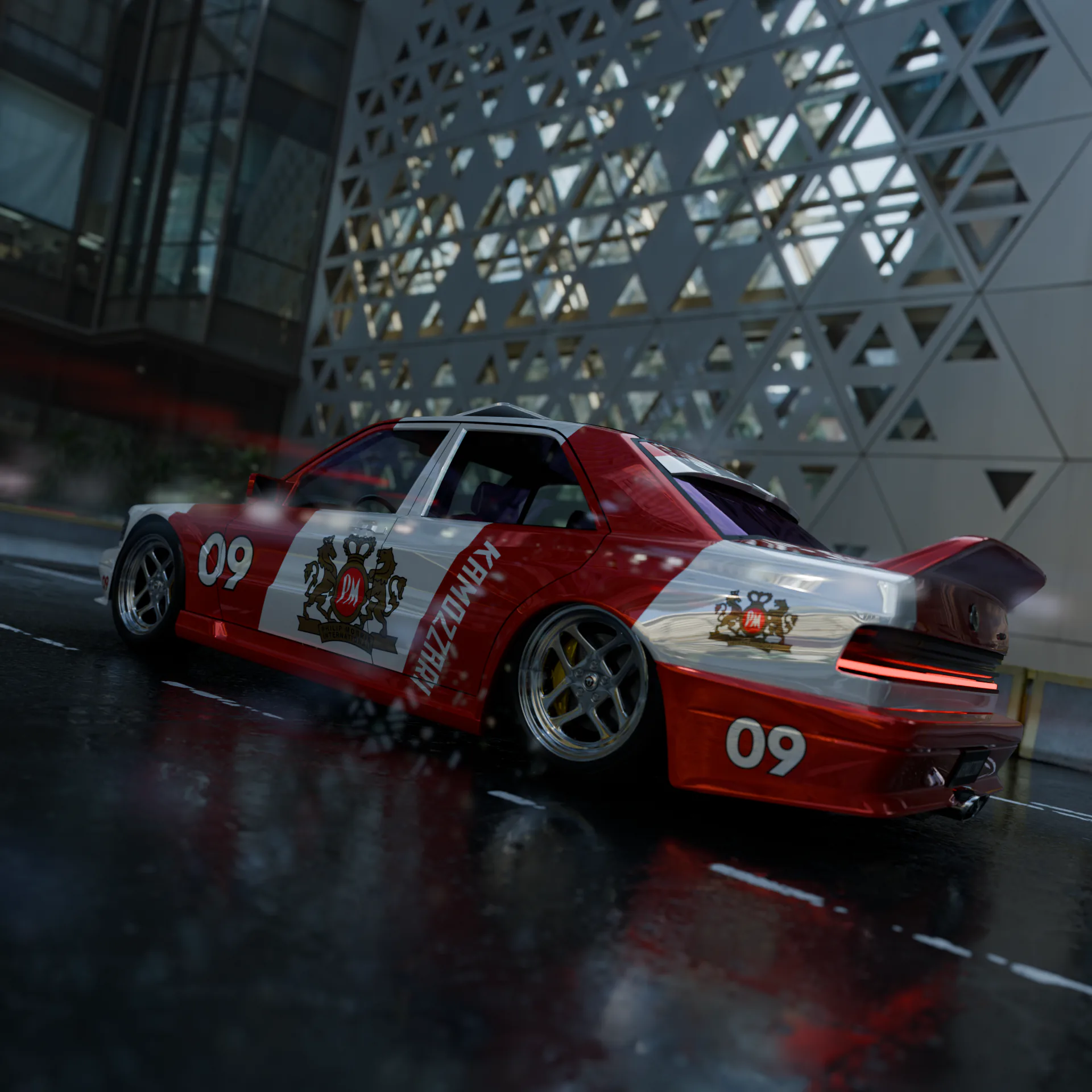 Mercedes 190 EVO render 11