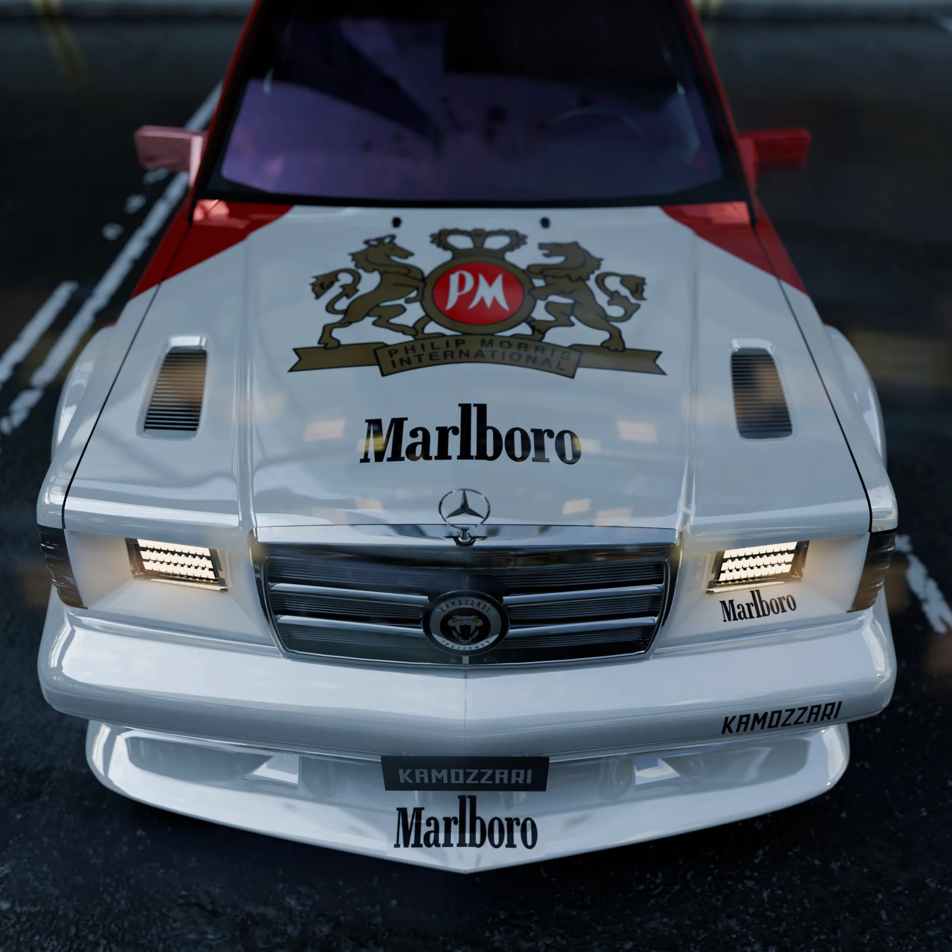 Mercedes 190 EVO render 13