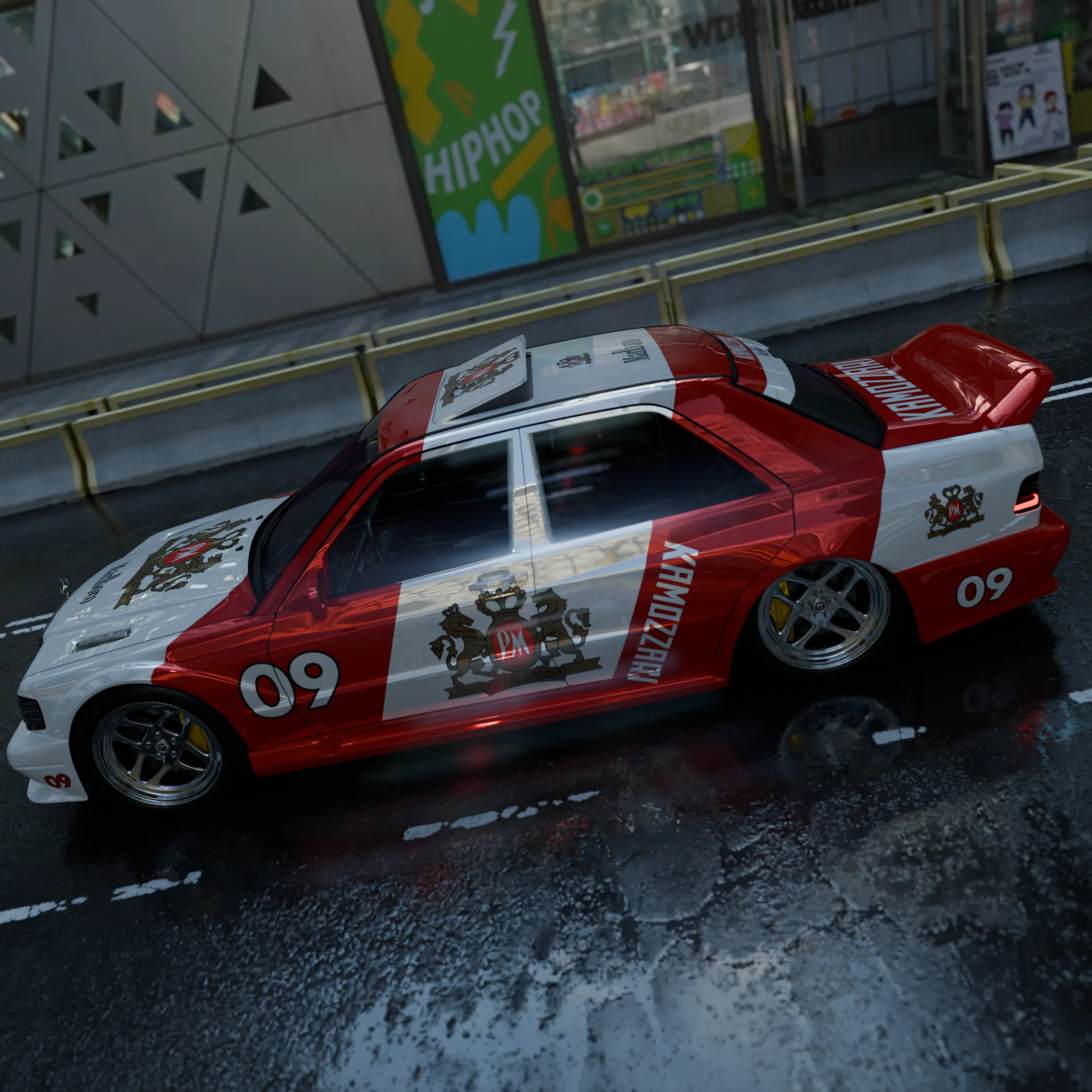 Mercedes 190 EVO render 14